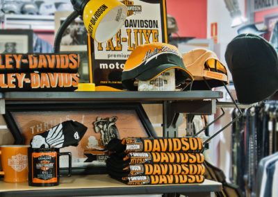 Fotografía profesional corporativa de la tienda Harley Davidson
