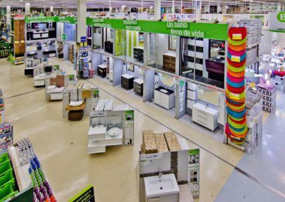 Fotografia profesional de interiorismo, tiendas Leroy Merlin