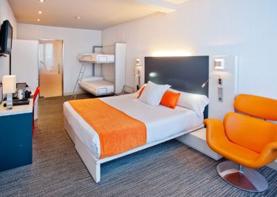 Fotografia profesional de interiorismo, hotel Petit Palace Alfon