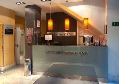 Fotografia profesional de interiorismo, hotel Petit Palace Alfon