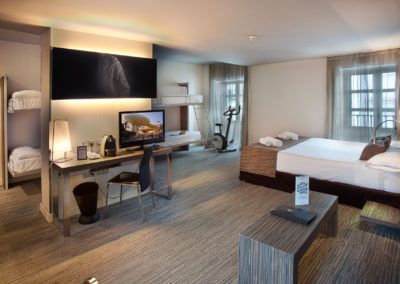 Fotografia profesional de interiorismo, hotel Petit Palace Alfon