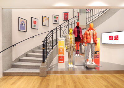 Fotografía profesional de interiorismo, Uniqlo Madrid