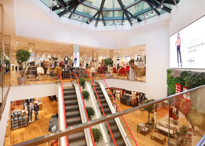 Fotografía profesional de interiorismo, Uniqlo Madrid