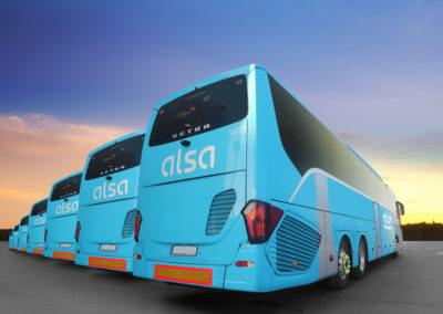 Nueva flota de autobuses de ALSA, fotografía profesional, Migue