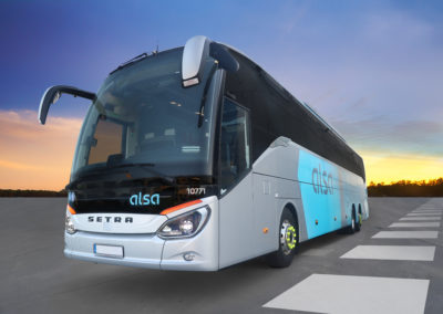 Nueva flota de autobuses de ALSA, fotografía profesional, Migue